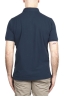 SBU 02041_2020SS Short sleeve navy blue pique polo shirt  05