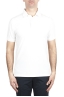 SBU 02043_2020SS Short sleeve white pique polo shirt  01