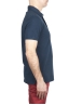SBU 02044_2020SS Short sleeve blue pique polo shirt  03