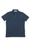 SBU 02044_2020SS Short sleeve blue pique polo shirt  06