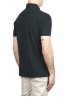 SBU 02045_2020SS Short sleeve black pique polo shirt  04