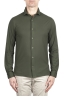 SBU 02047_2020SS Green lightweight cotton crepe shirt  01
