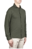 SBU 02047_2020SS Green lightweight cotton crepe shirt  02