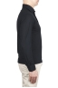 SBU 02052_2020SS Classic long sleeve navy blue cotton crepe polo shirt 03