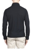 SBU 02052_2020SS Classic long sleeve navy blue cotton crepe polo shirt 05