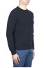 SBU 02053_2020SS Blue crew neck sweater in pure cotton 02