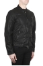 SBU 02076_2020SS Dark brown suede leather jacket 02