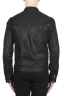 SBU 02076_2020SS Dark brown suede leather jacket 05