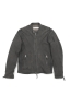 SBU 02080_2020SS Grey suede leather jacket 06