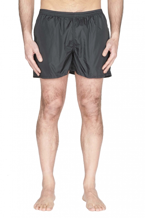 SBU 01753_2020SS Tactical swimsuit trunks in black ultra-lightweight nylon 01