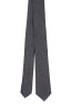 SBU 01570_2020SS Classic skinny pointed tie in grey wool and silk 03