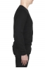 SBU 01797_2020SS Hand printed crewneck black sweatshirt 03