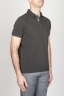 SBU - Strategic Business Unit - Classic Short Sleeve Stone Washed Black Pique Polo Shirt