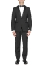 SBU 01060_2020SS Black wool tuxedo jacket and trouser 01