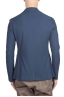 SBU 01735_2020SS Single breasted blue stretch cotton pique blazer 04