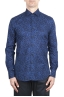 SBU 02001_2020SS Blue patterned cotton shirt 01