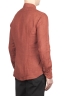 SBU 02020_2020SS Camicia classica in lino rosso mattone 04