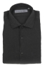 SBU 02023_2020SS Camisa clásica de lino negra 06