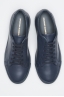 Classic Sneakers In Blue Calf-Skin Leather