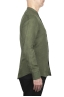 SBU 02026_2020SS Camicia classica con collo coreano in lino verde 03