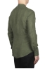 SBU 02026_2020SS Classic mandarin collar green linen shirt 04