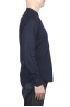 SBU 02028_2020SS Classic mandarin collar blue cotton shirt 03