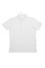SBU 02037_2020SS Classic short sleeve white cotton crepe polo shirt 06
