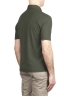 SBU 02033_2020SS Short sleeve green cotton crepe polo shirt  04