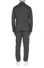 SBU 02839_2020SS Dark grey cotton sport suit blazer and trouser 03
