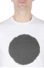 SBU 02845_2020SS T-shirt girocollo classica a maniche corte in cotone grafica stampata grigia e bianca 06