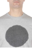 SBU 02846_2020SS Clásica camiseta de cuello redondo manga corta de algodón negra y gris gráfica impresa 06