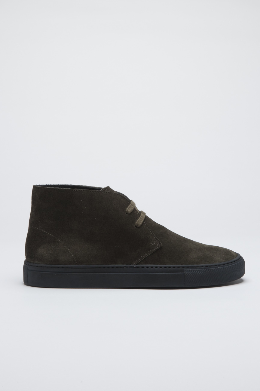 Original Mid Top Green Suede Leather Chukka Boots