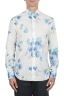 SBU 02850_2020SS Camisa clásica de algodón y lino floral 01