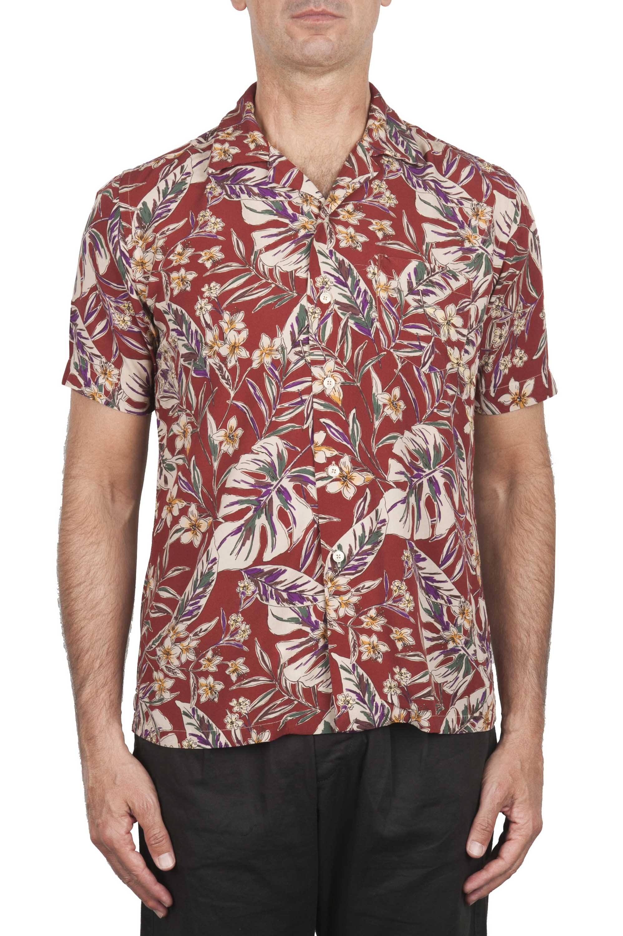 SBU 02852_2020SS Hawaiian floral print shirt 01