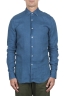 SBU 02855_2020SS Classic indigo linen shirt 01